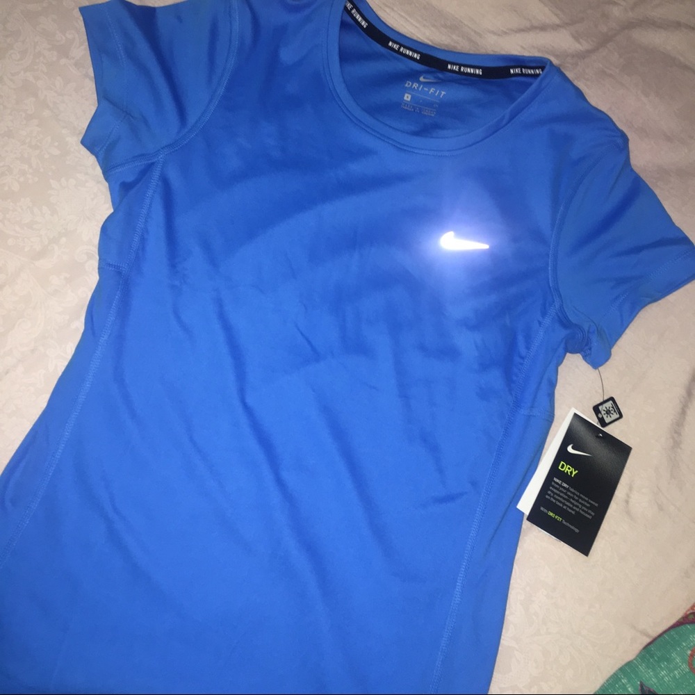 Blue Nike Running Shirt